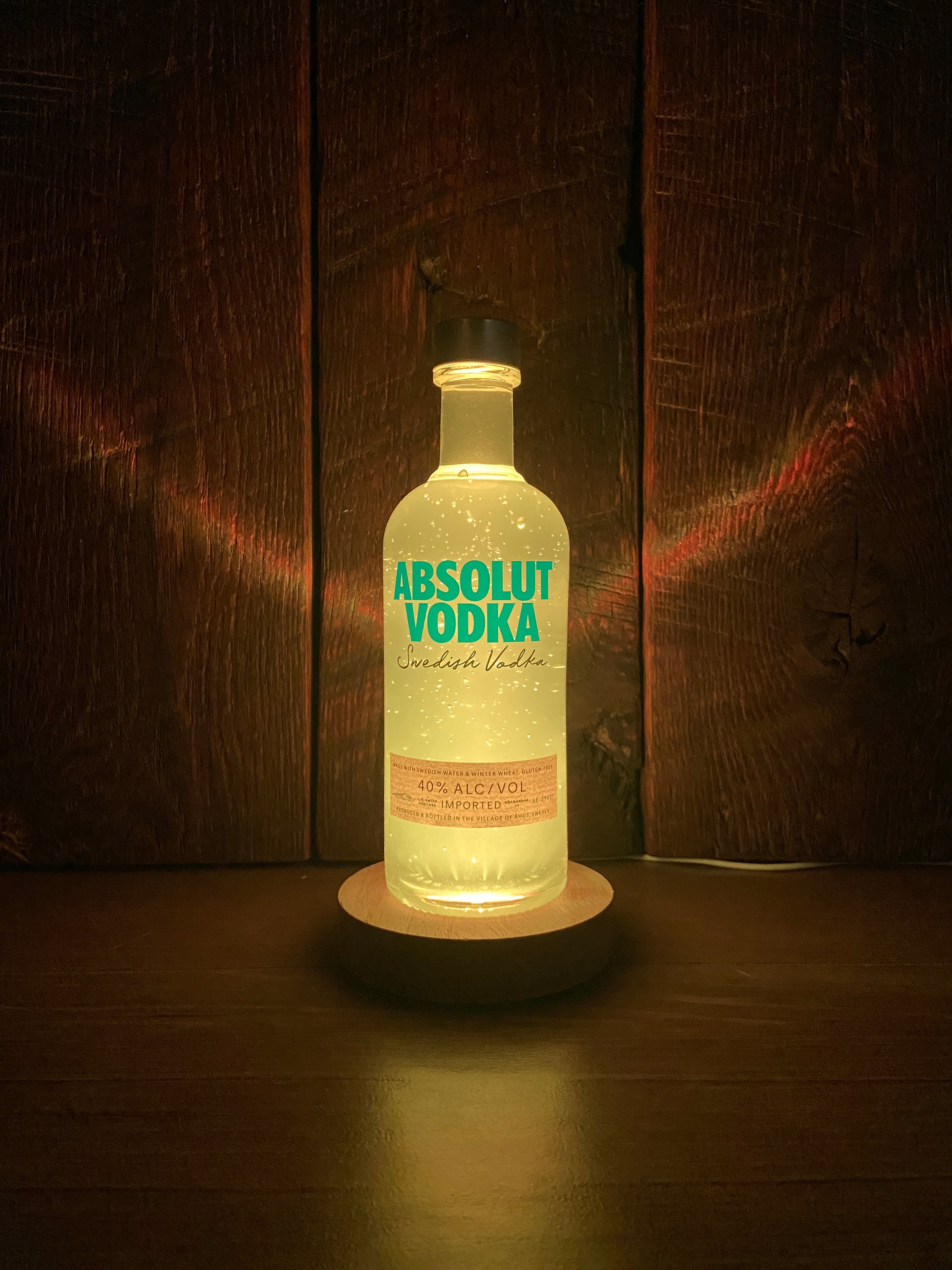 Absolut Bottle Light 375ml – Bottle Light Company